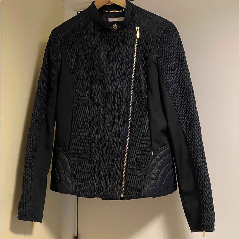 Laundry by Shelli Segal Black puffy jacket L - Picture 2 of 6